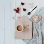 Dřevěný tácek na vajíčko srdce - Obrázek 2