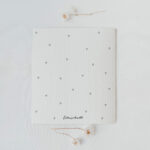 Kuchyňské utěrky malá srdíčka set 3 ks - krémová/černá