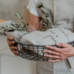 Lněný sáček na bagetu