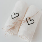 Ručníky na obličej a ruce srdíčko set 6 ks_2