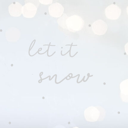 Samolepka na okno Let it Snow_2