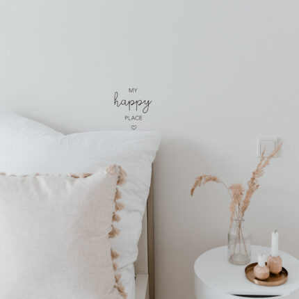 Samolepka na zeď My happy place