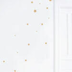 Samolepky na zeď zlaté hvězdy set 30 ks