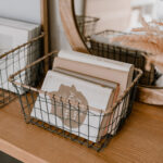 Úložný košík drátěný 30 x 23 cm