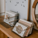 Úložný košík drátěný 30 x 23 cm 3