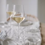 sklenice na víno srdce 390 ml